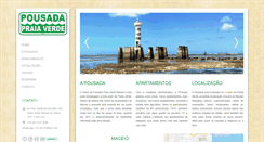 Desktop Screenshot of praiaverdemaceio.com.br