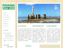 Tablet Screenshot of praiaverdemaceio.com.br